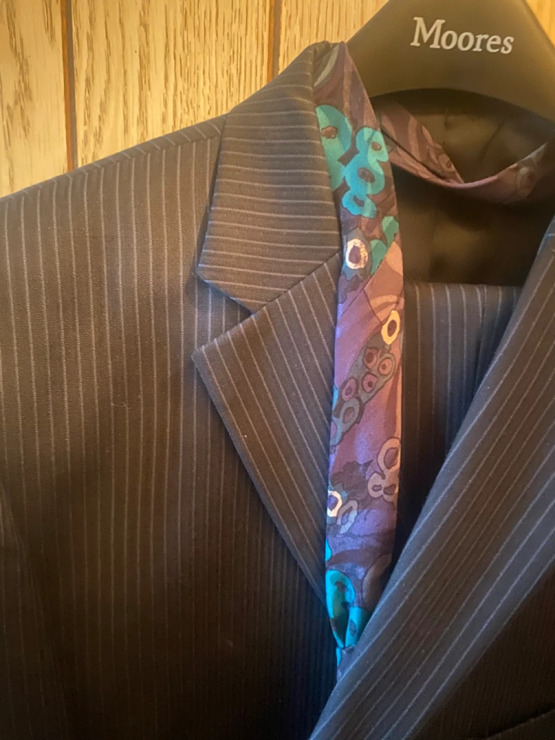 Claiborne Men's Super 100's Wool Suit with Protocol Tie - photo 2