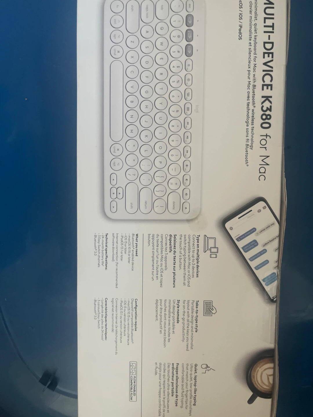 Logitech Multi-Device K380 Keyboard for Mac - photo 2