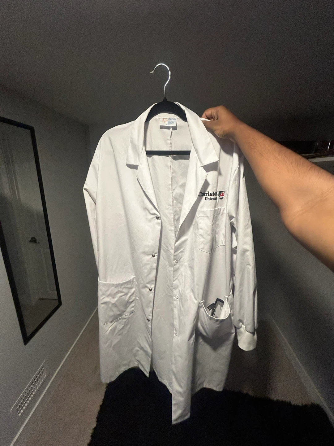 Carleton University Lab Coat & Goggles