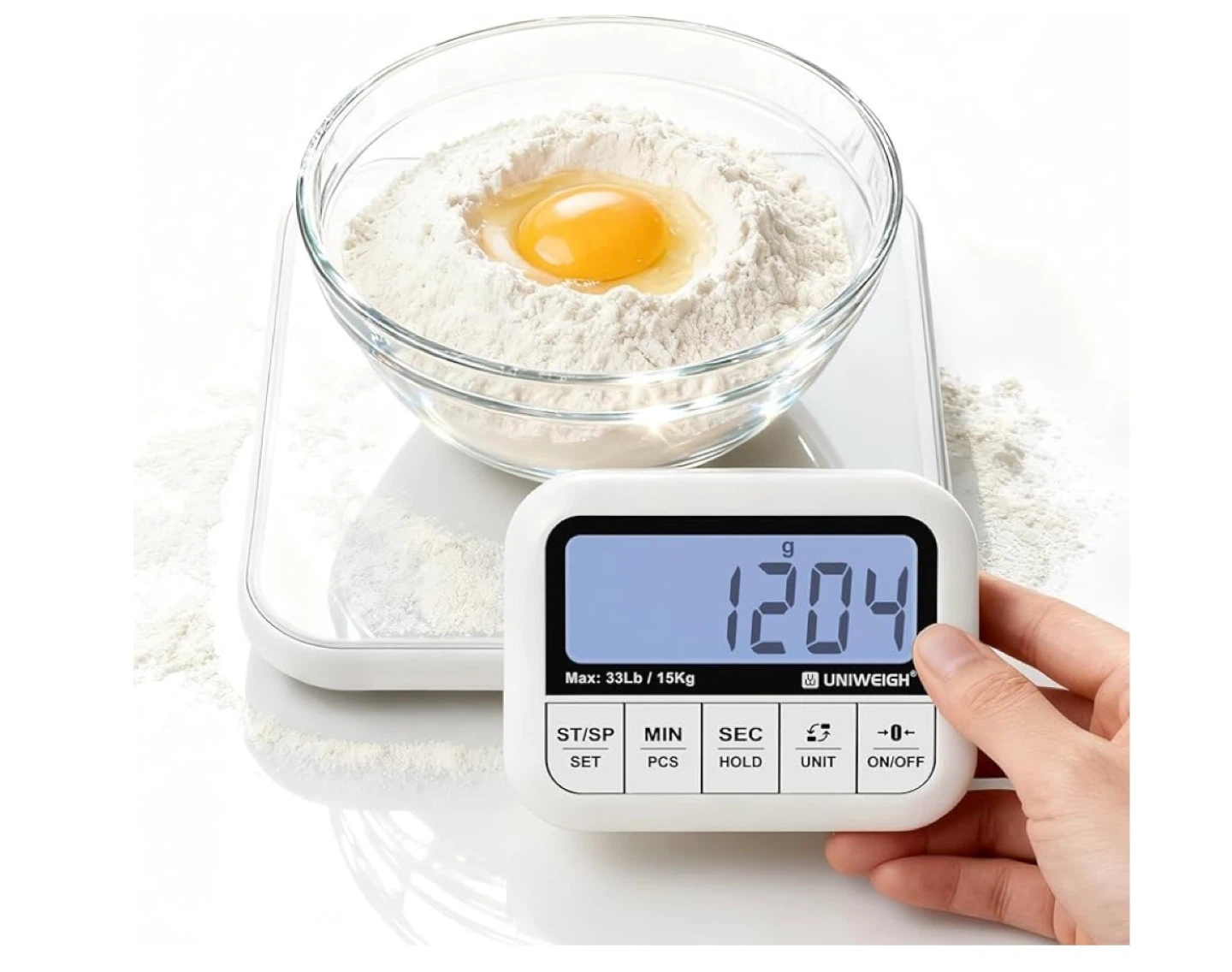 UNIWEIGH UNI-KS08-15 2-in-1 Timer and Scale - photo 4