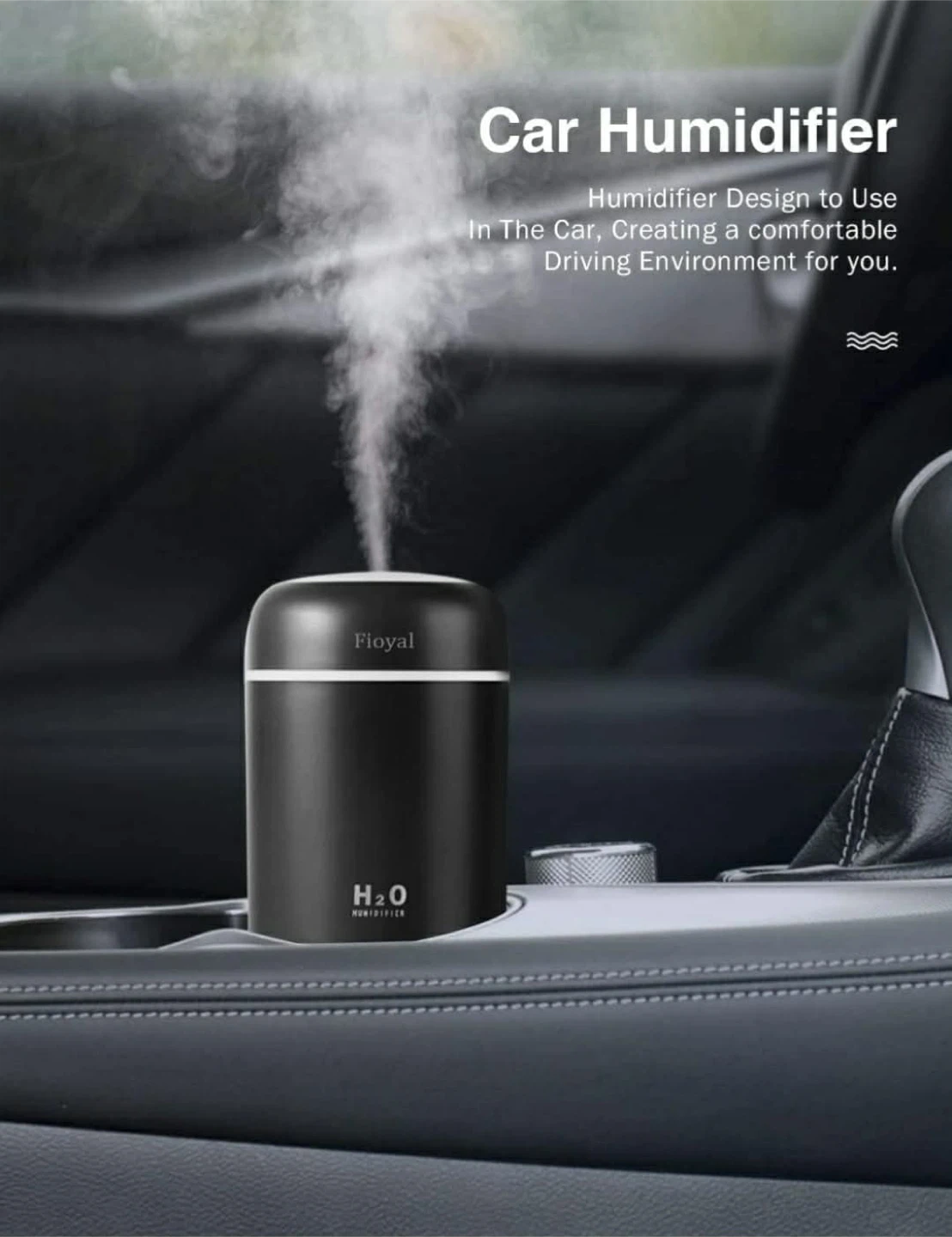 Fioyal Portable USB Humidifier with RGB Light - photo 3