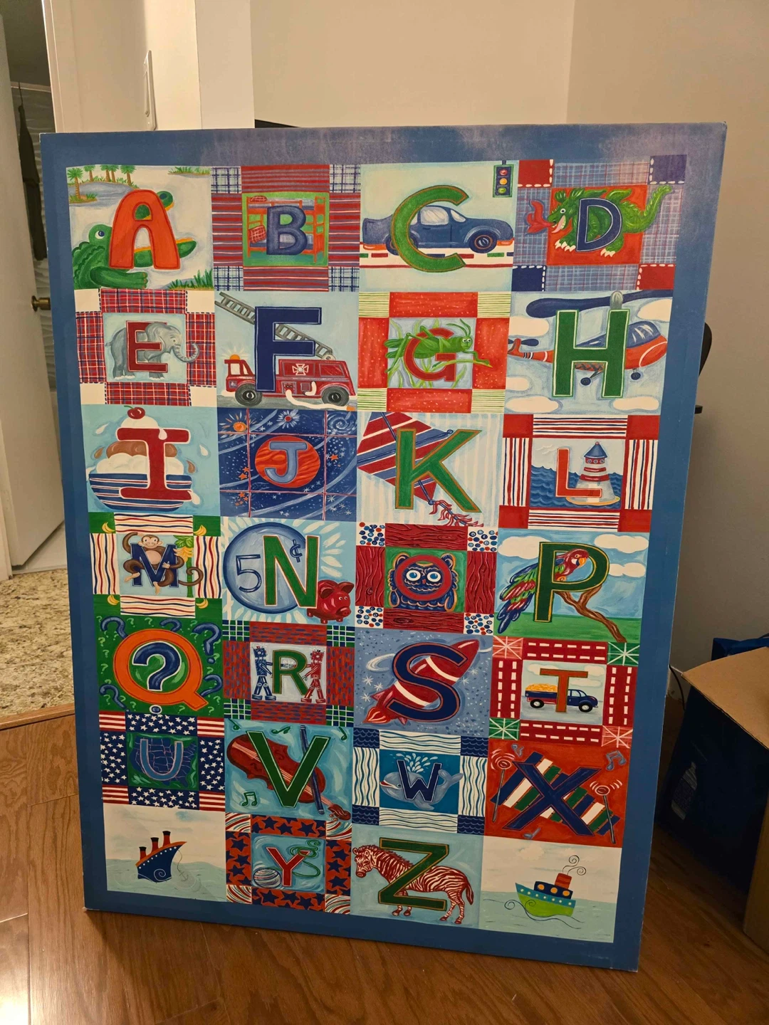 Baby Alphabet Canvas