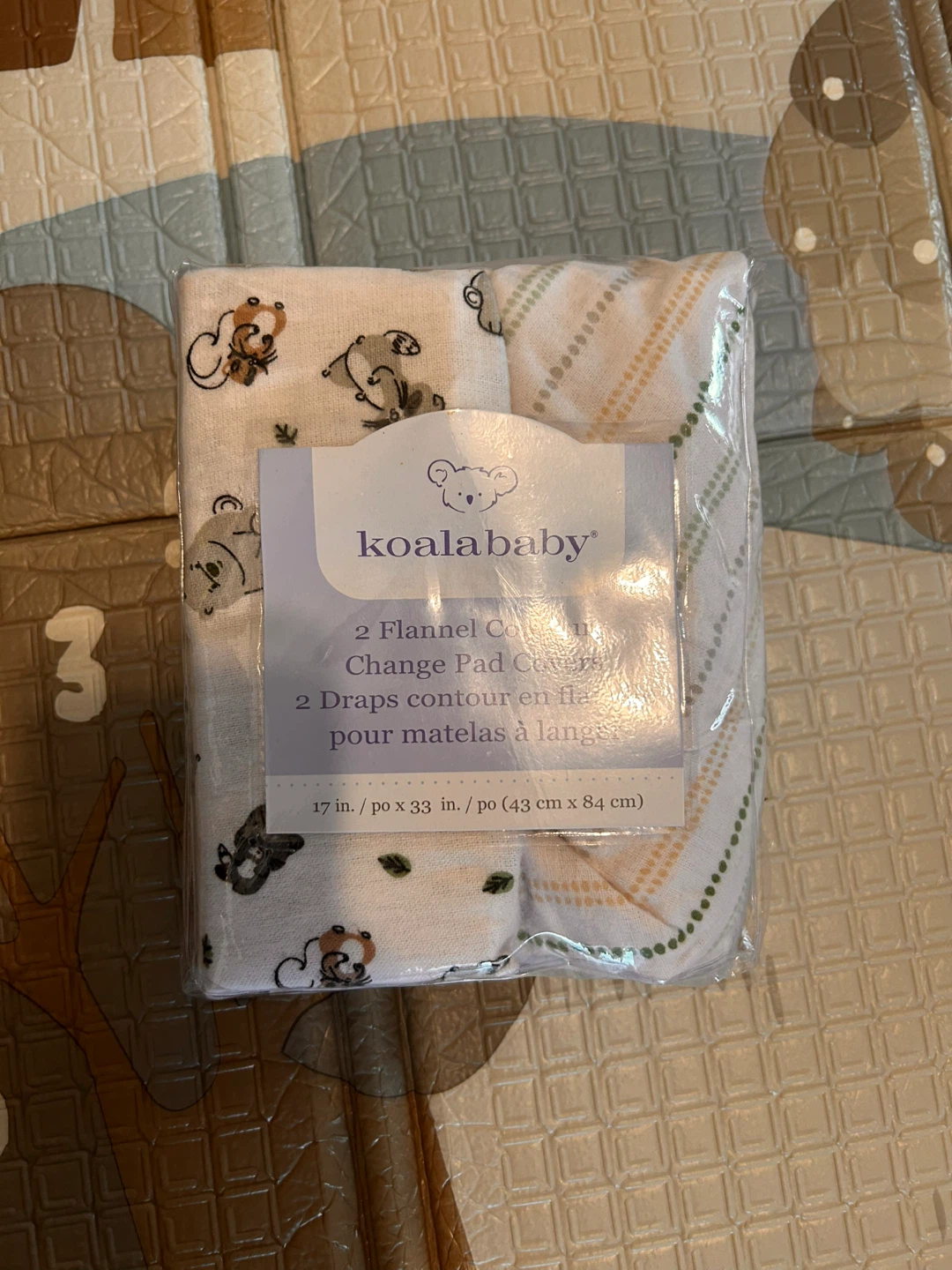 Koala Baby 2 Flannel Change Pad Covers