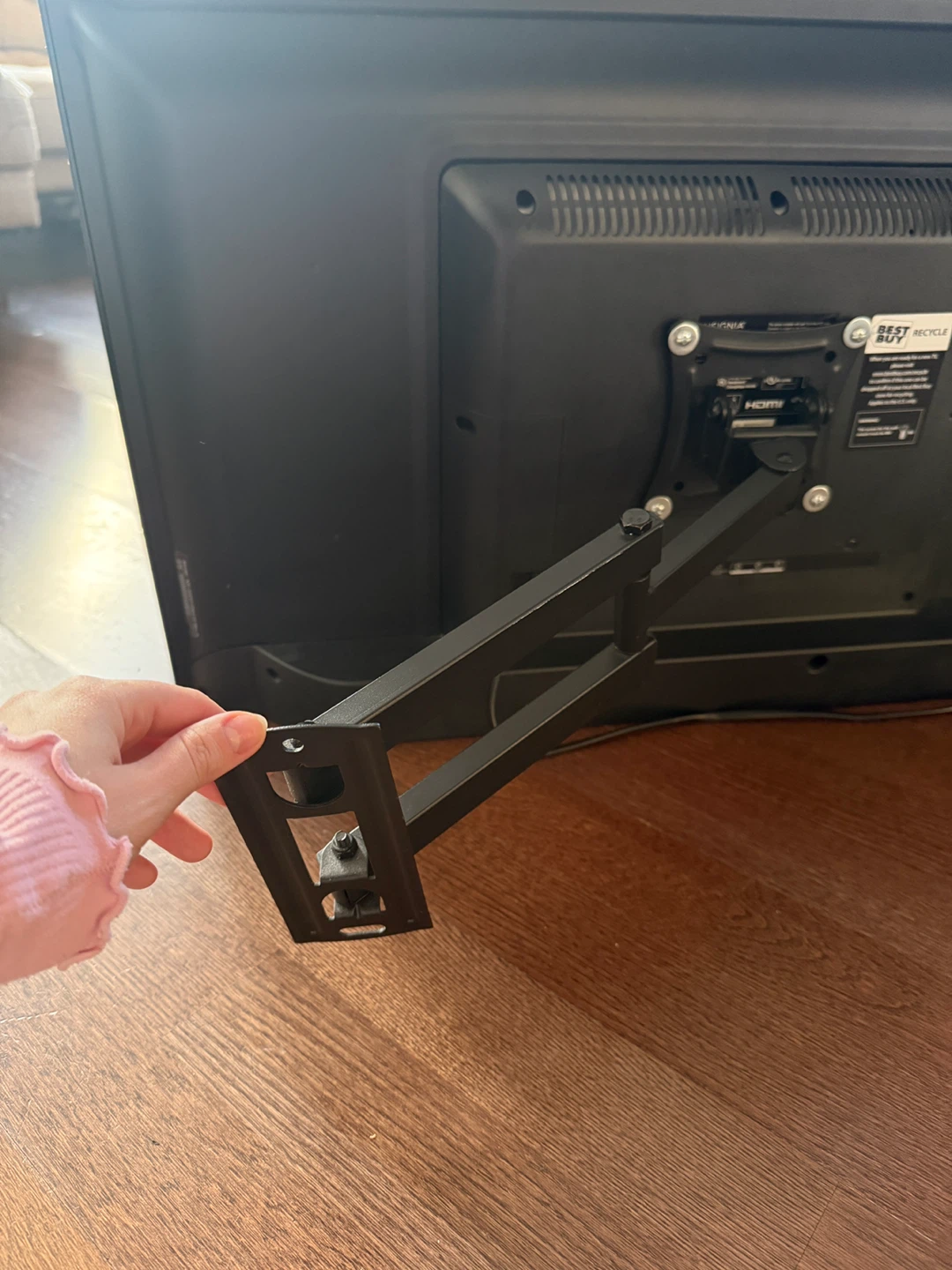 Full TV setup (Insignia TV + Mount + Cord Hider) - photo 3