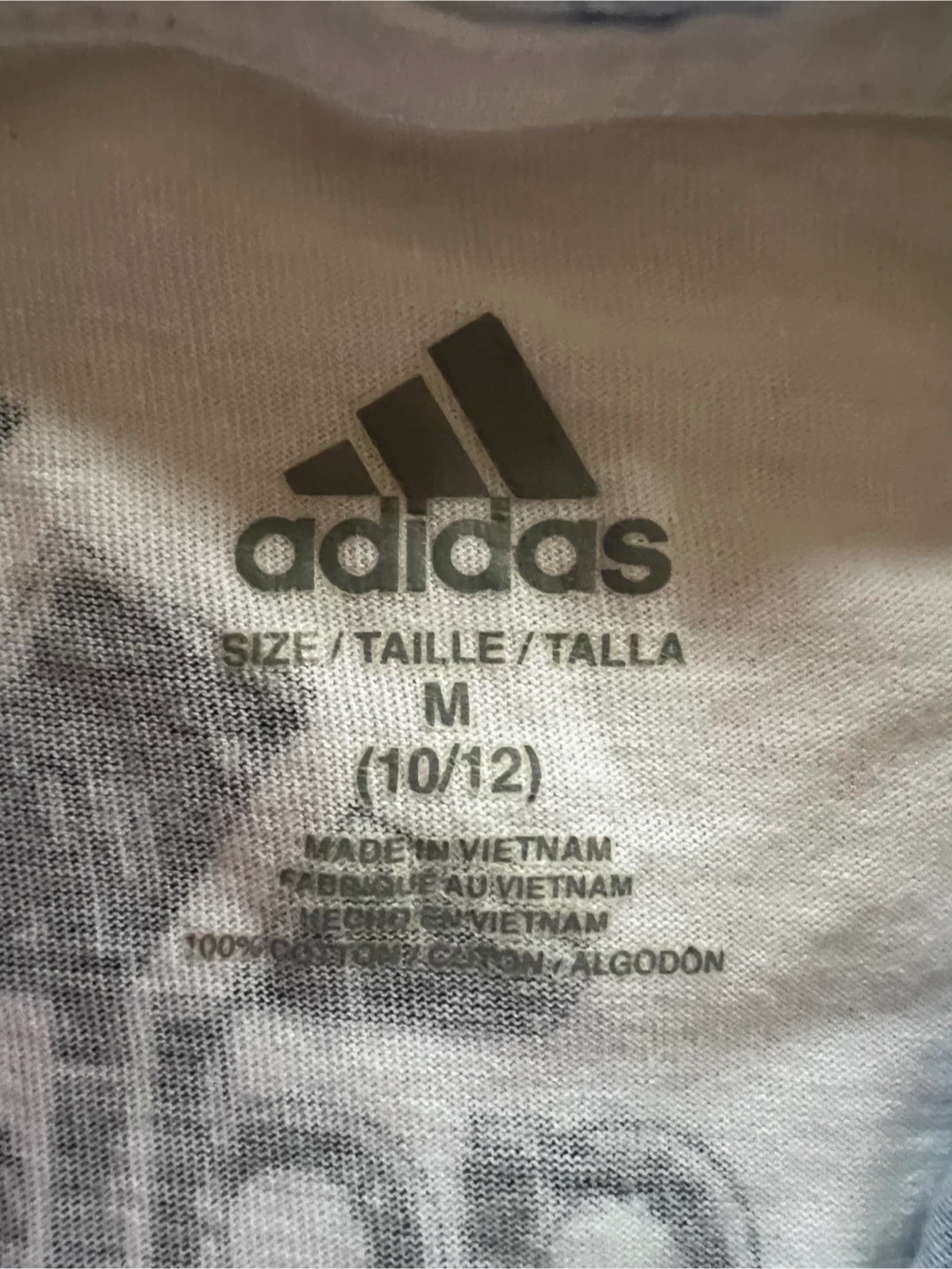 Adidas All Over Print Hooded Long Sleeve T-Shirt Size M (10/12) - photo 3