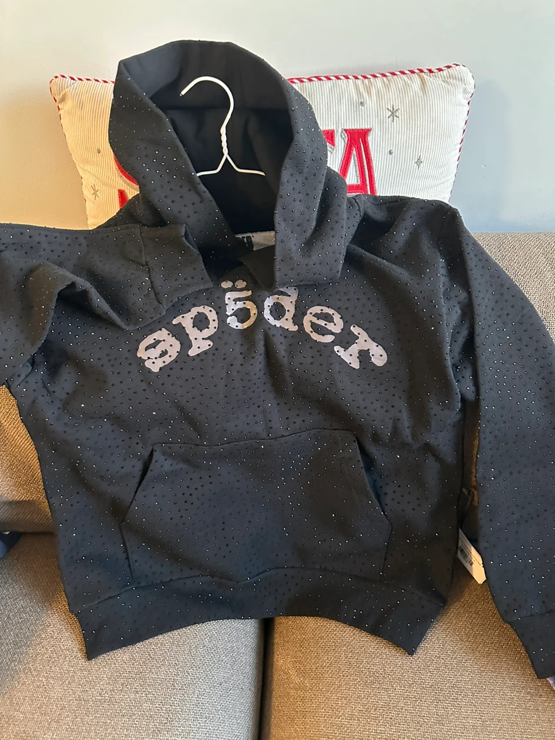 Spider Black Hoodie - photo 2