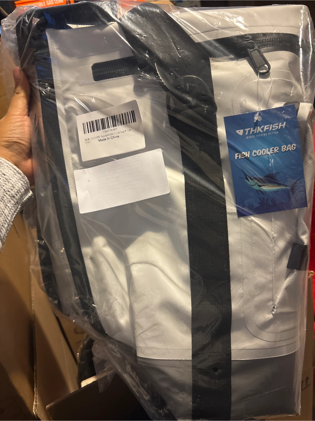 THKFISH Fish Cooler Bag - White