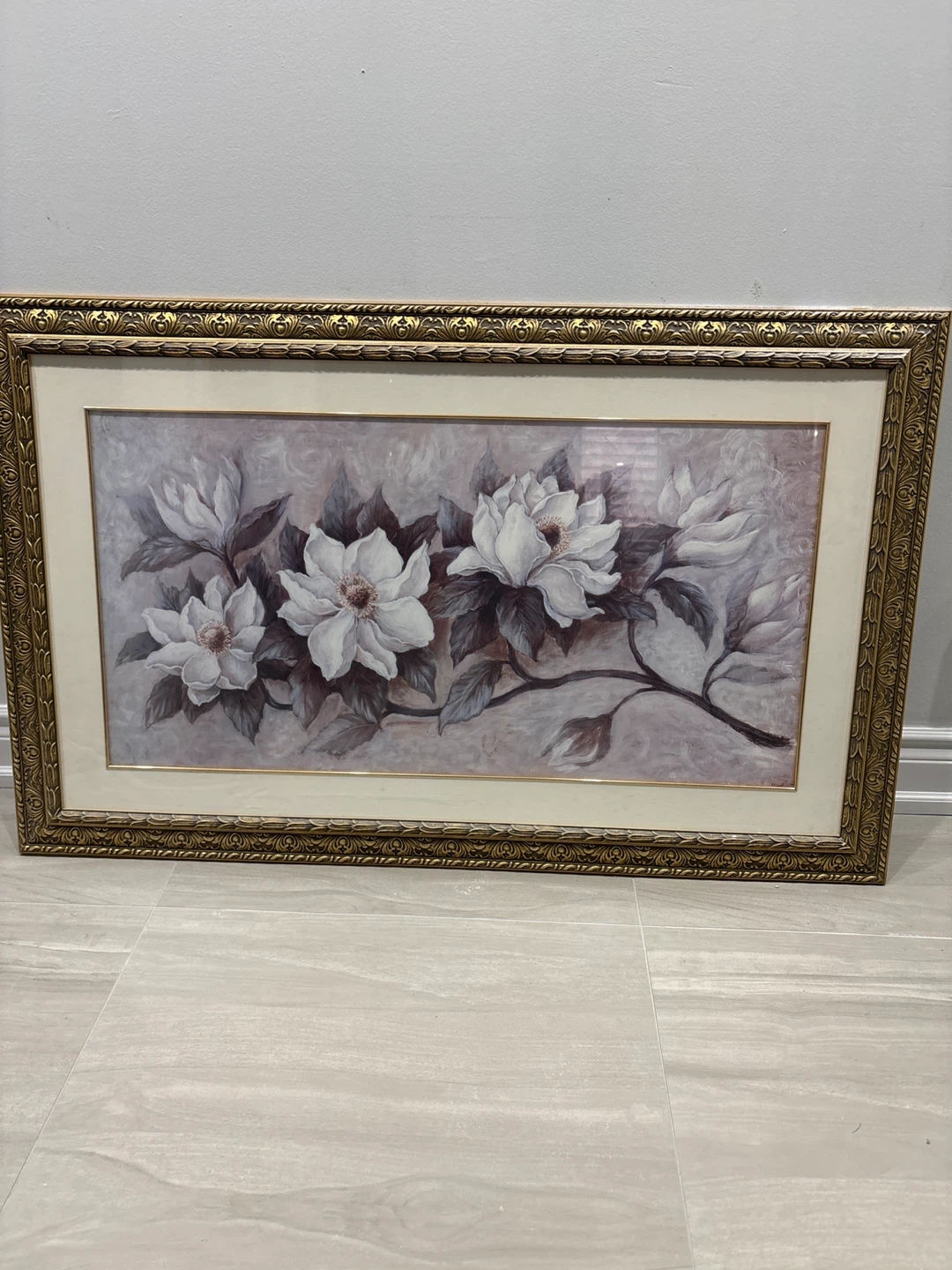 Framed Floral Wall Art