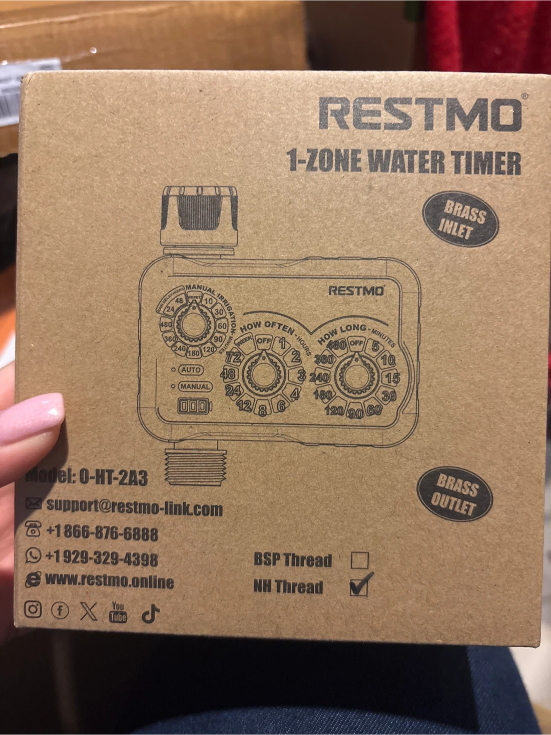 RESTMO 1-Zone Water Timer