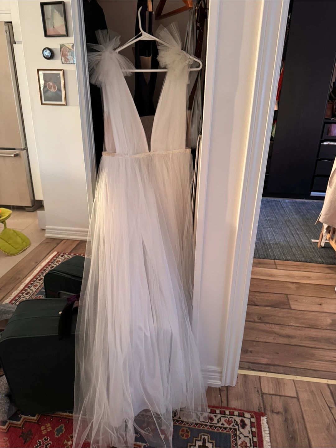 White Tulle Wedding Dress