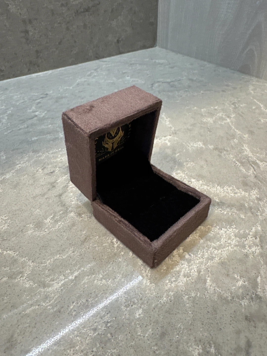 Velvet Brown Jewellery Box