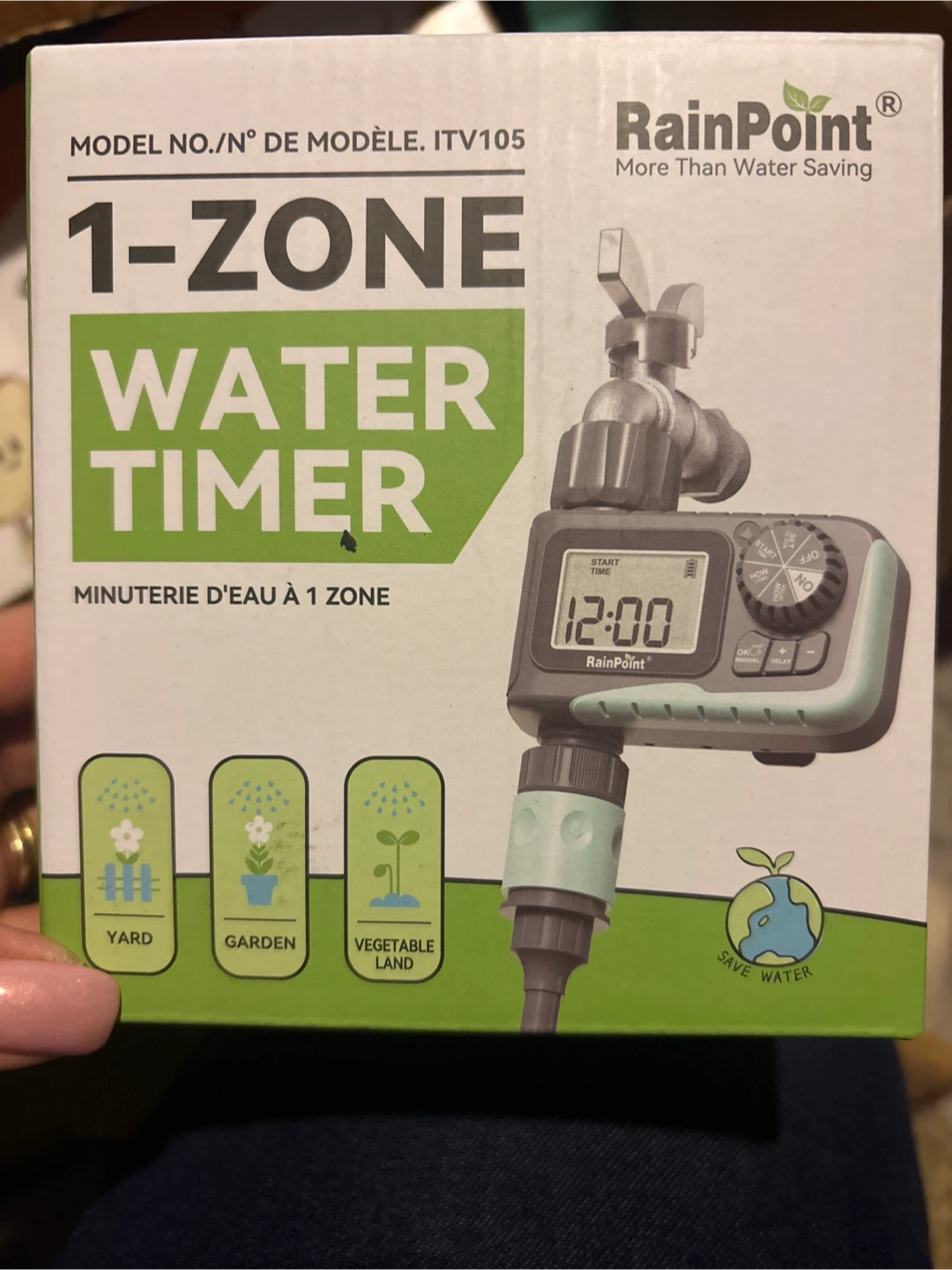 RainPoint 1-Zone Water Timer ITV105