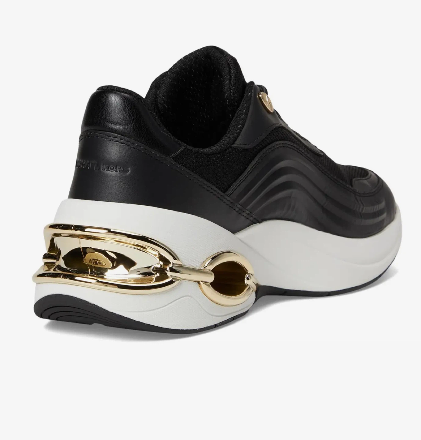 Michael Kors Black Gold Accent Chunky Sneakers - photo 3