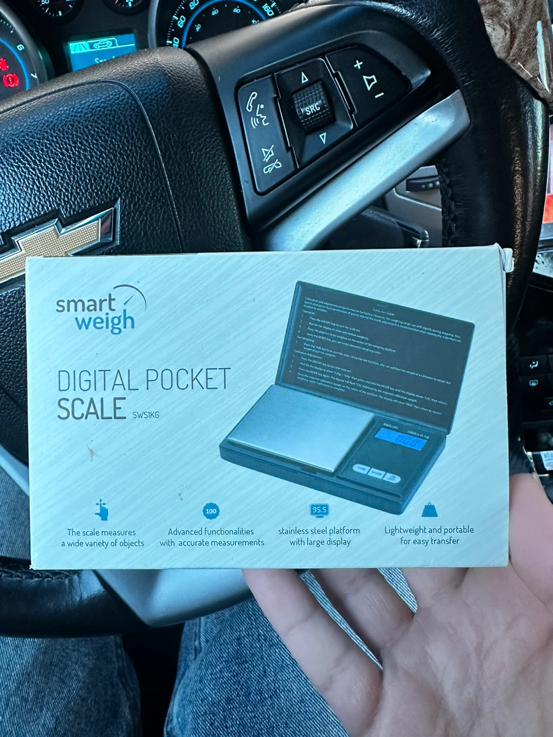 Smart Weigh Digital Pocket Scale SW5KIG