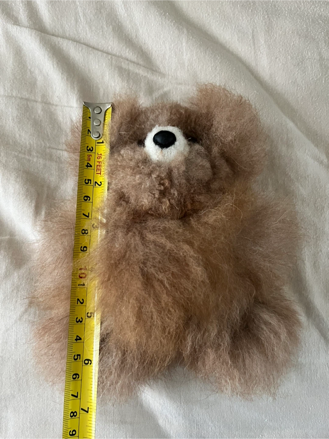 Fuzzy stuffed bear