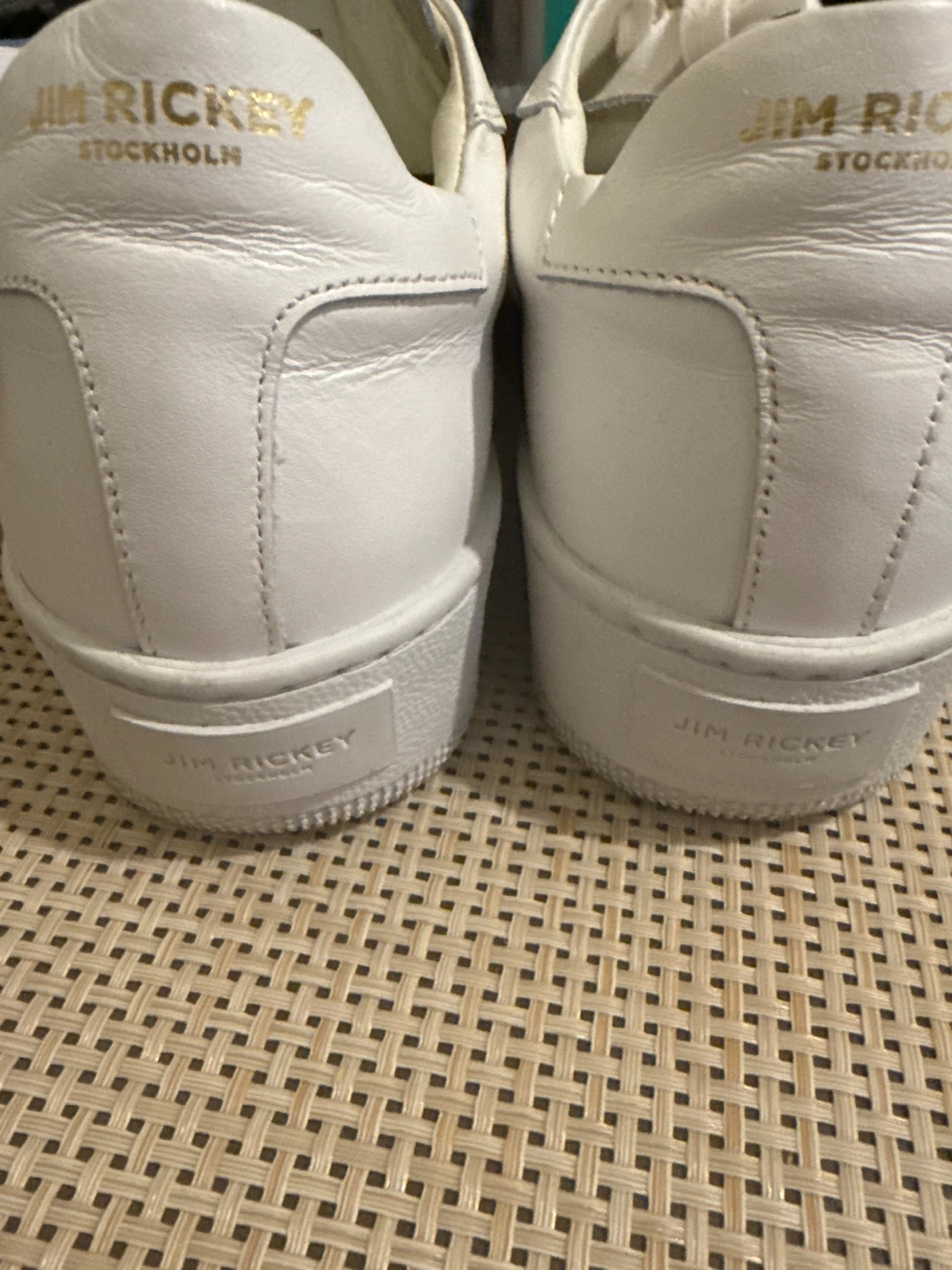 Jim Rickey "Wing" White Leather Sneakers - US 7 - photo 4
