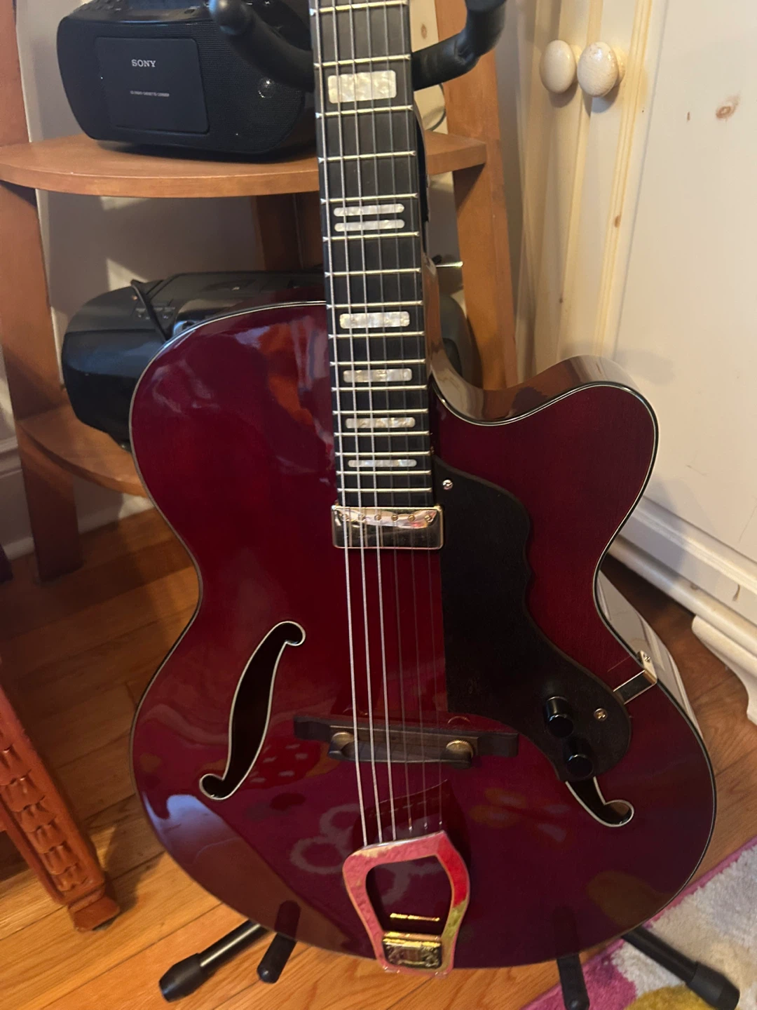 Sale/Trade Hagstrom HL550 Archtop Electric Guitar - Cherry Red - photo 4