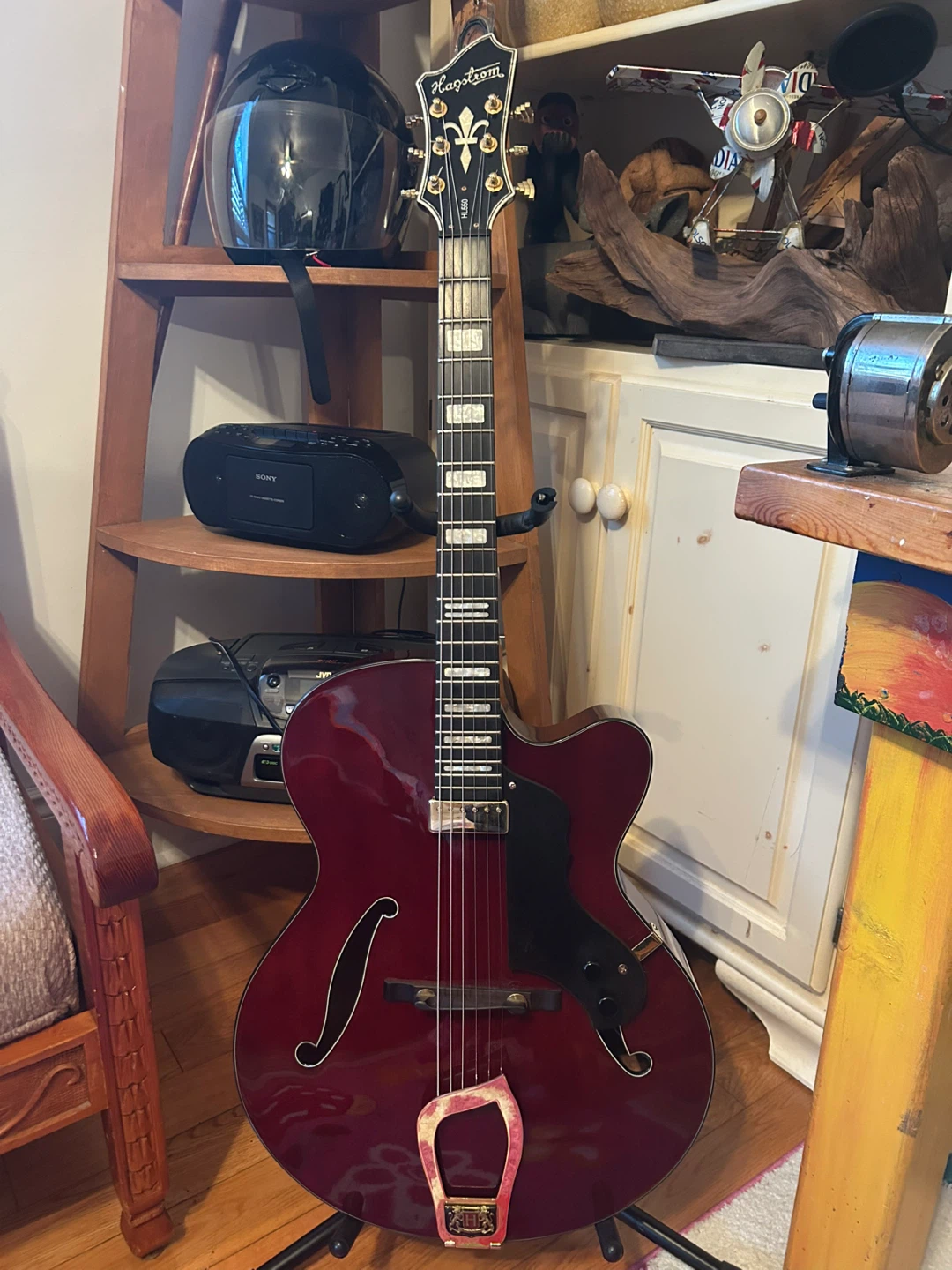 Sale/Trade Hagstrom HL550 Archtop Electric Guitar - Cherry Red