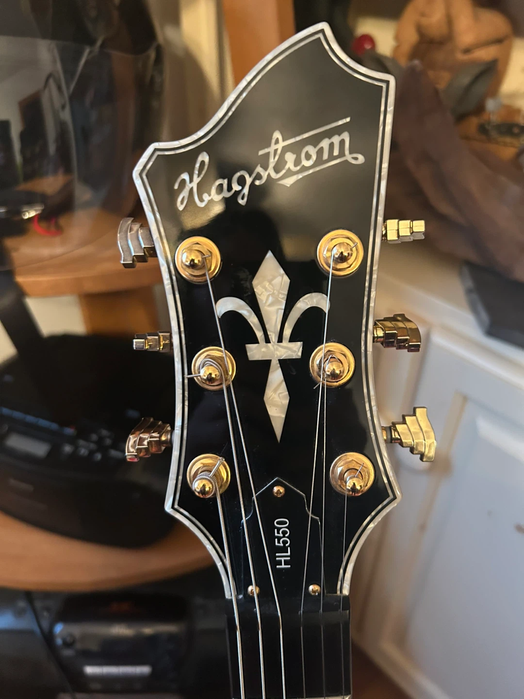 Sale/Trade Hagstrom HL550 Archtop Electric Guitar - Cherry Red - photo 2