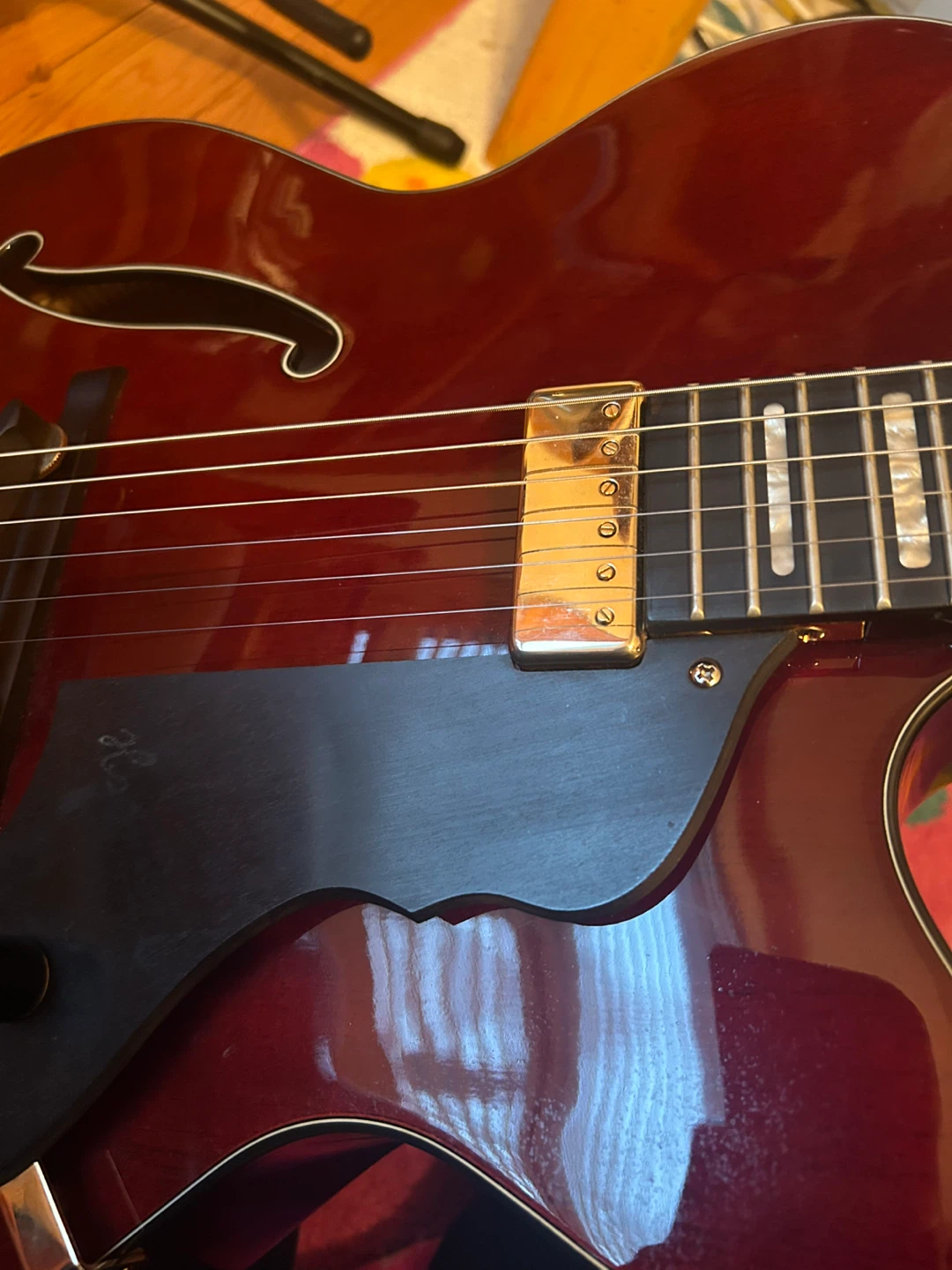 Sale/Trade Hagstrom HL550 Archtop Electric Guitar - Cherry Red - photo 5
