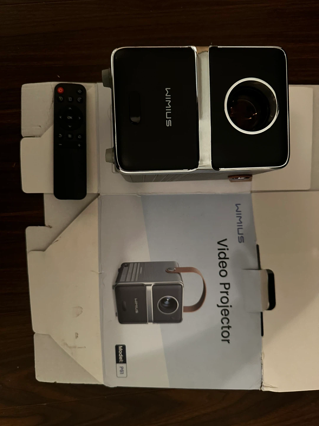 WIMIUS Video Projector Model P61 with Remote - photo 2