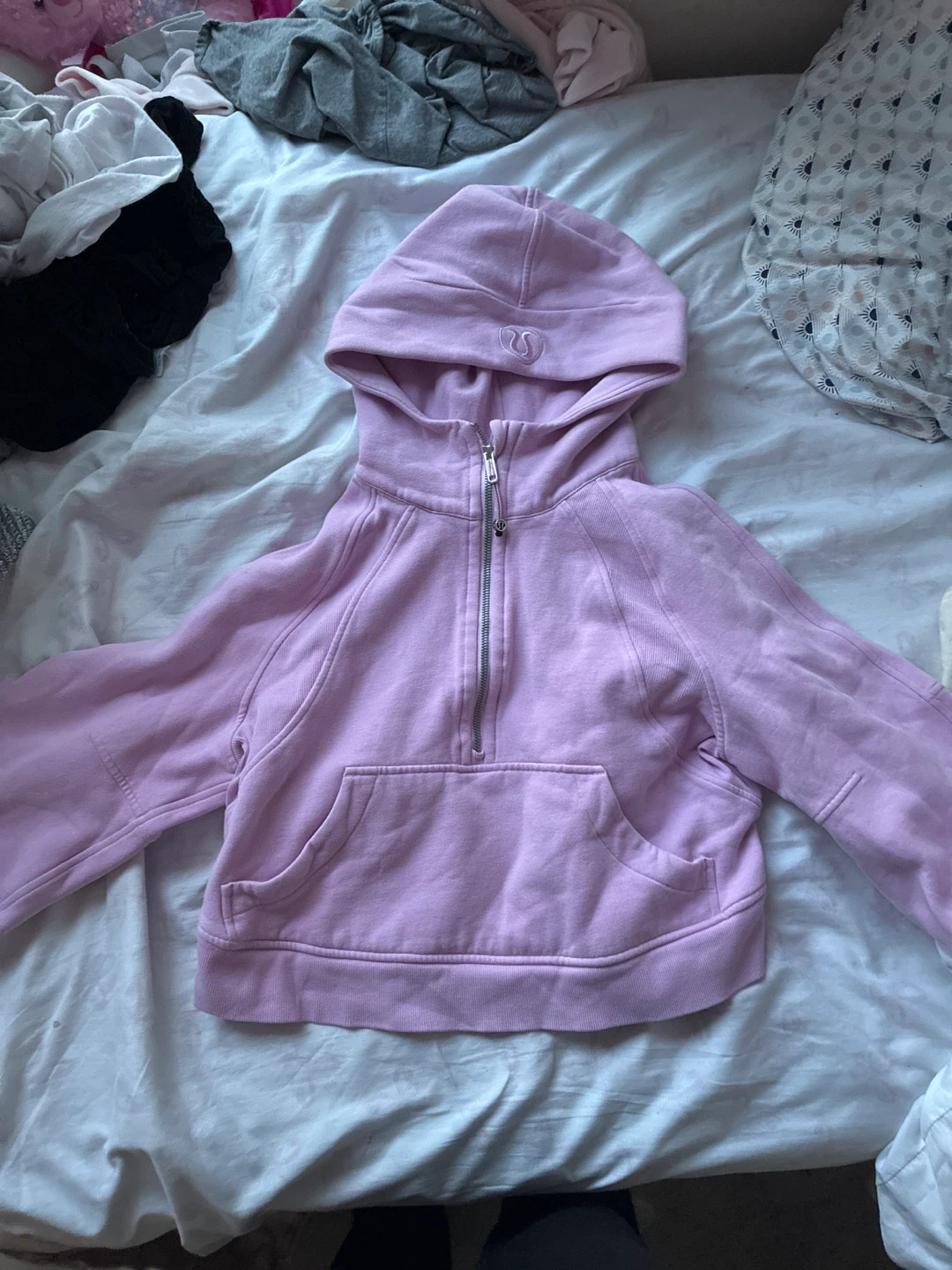 Lululemon Pink Half-Zip Hoodie