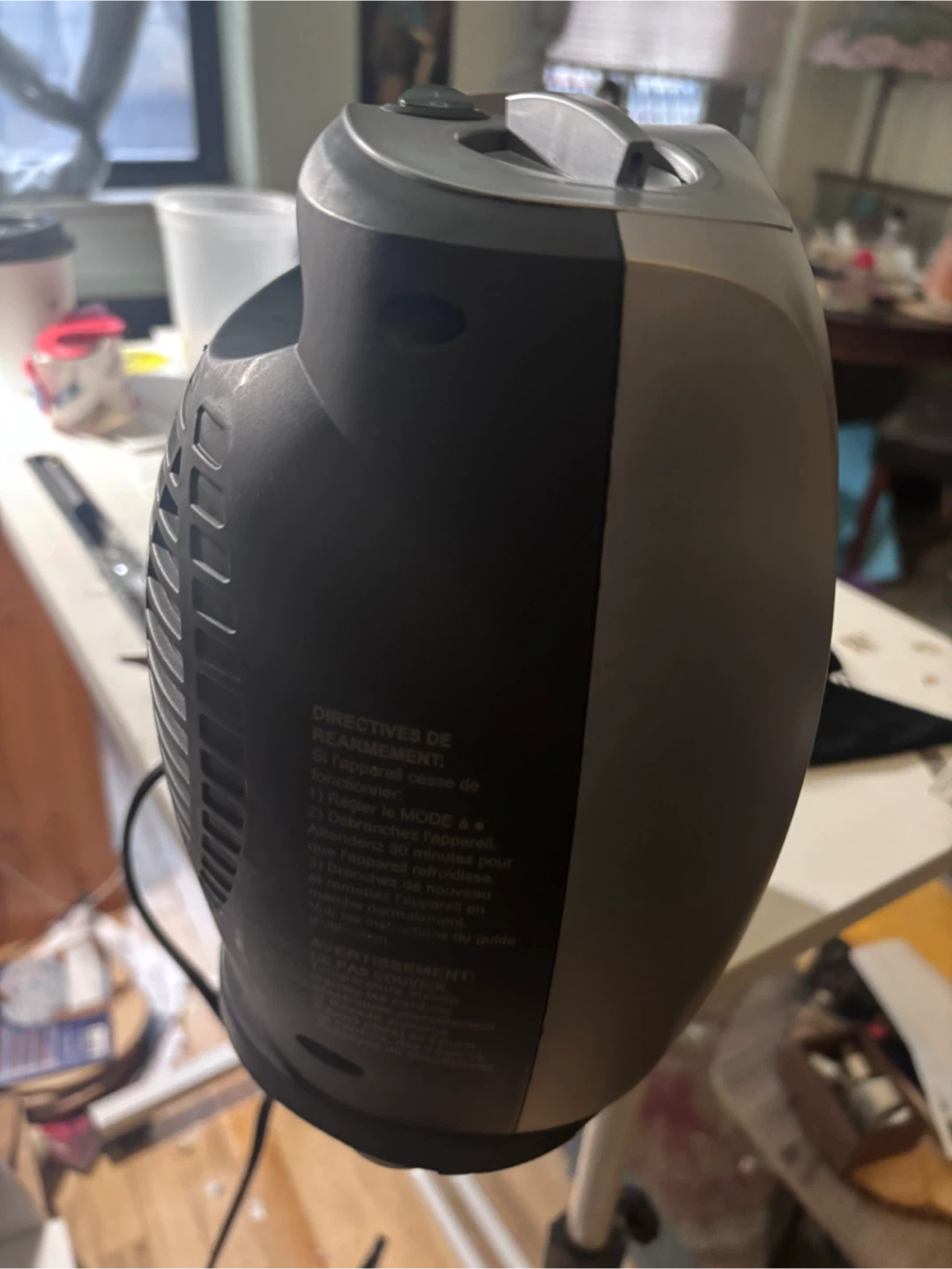 Amazon Basics Portable Electric Space Heater - photo 3
