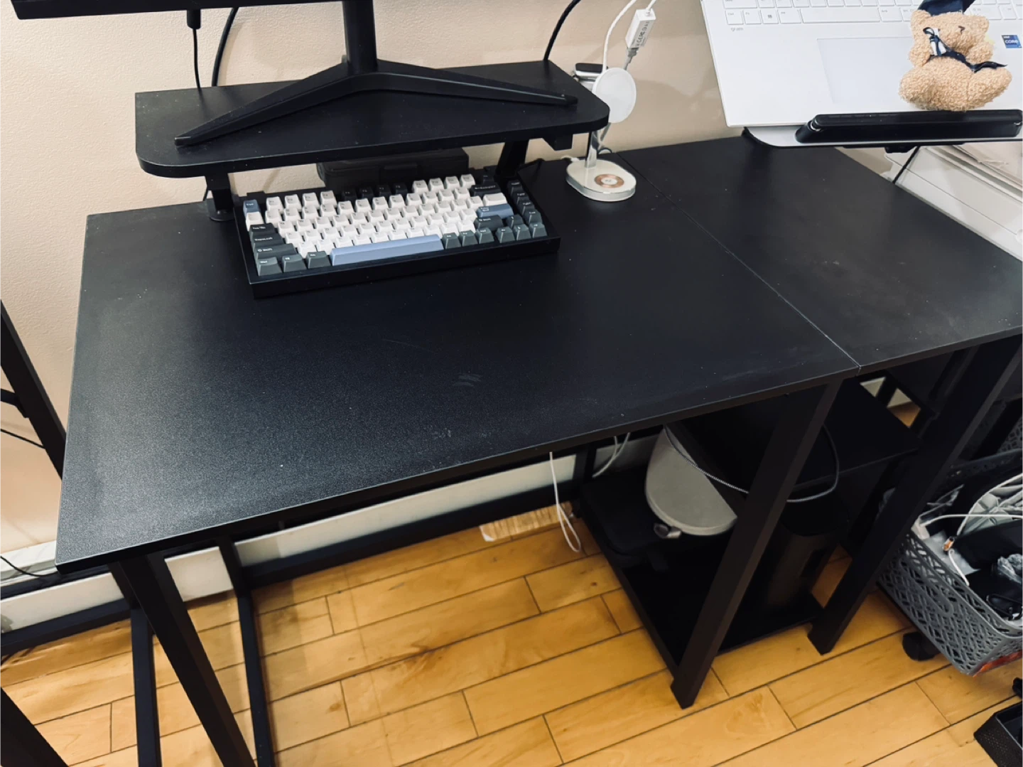 Computer Desk with Monitor Stand - photo 2