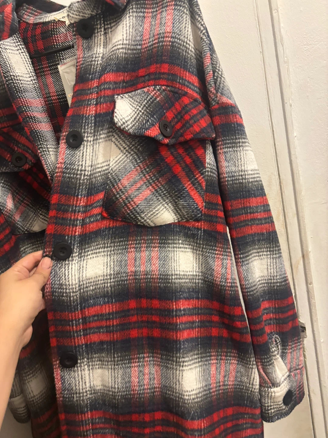 ee:some Plaid Shacket Size M - photo 4