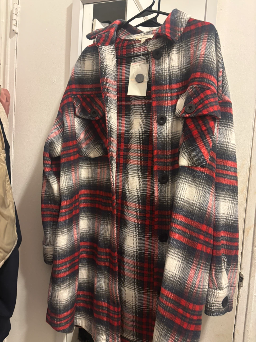 ee:some Plaid Shacket Size M - photo 2