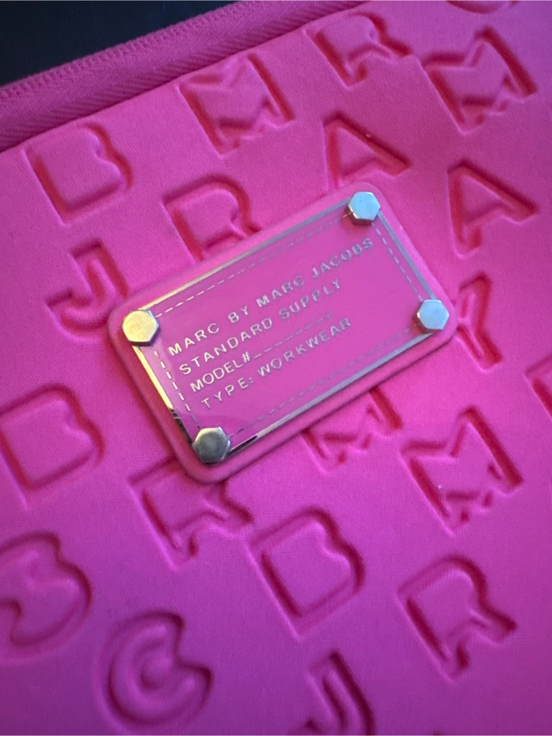 Marc by Marc Jacobs Neon Pink Laptop Sleeve - photo 2