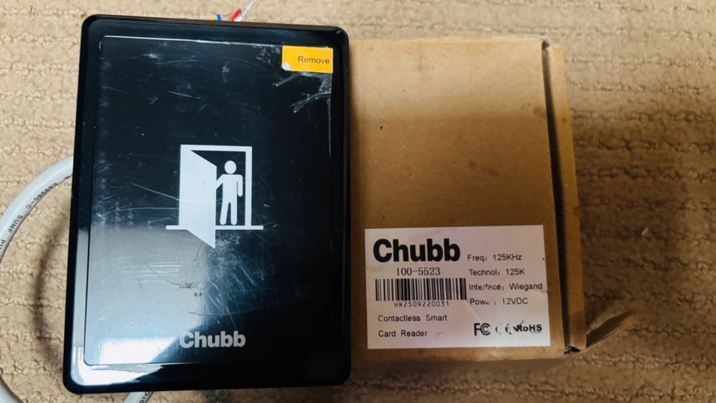Chubb 100-5523 Contactless Smart Card Reader