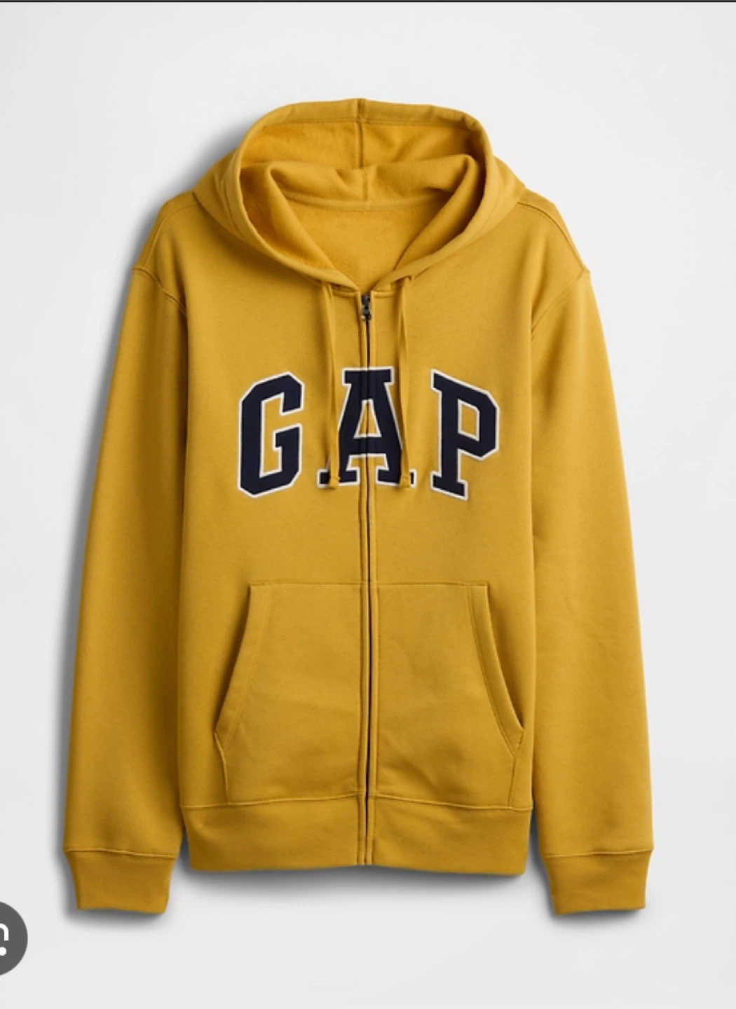 Gap Full Zip Hoodie Mustard Yellow