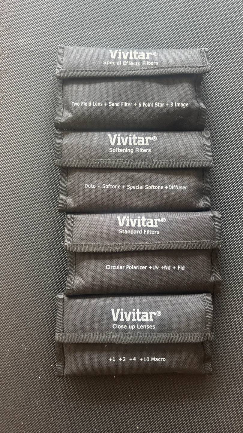 Vivitar Camera Lens Filter Set