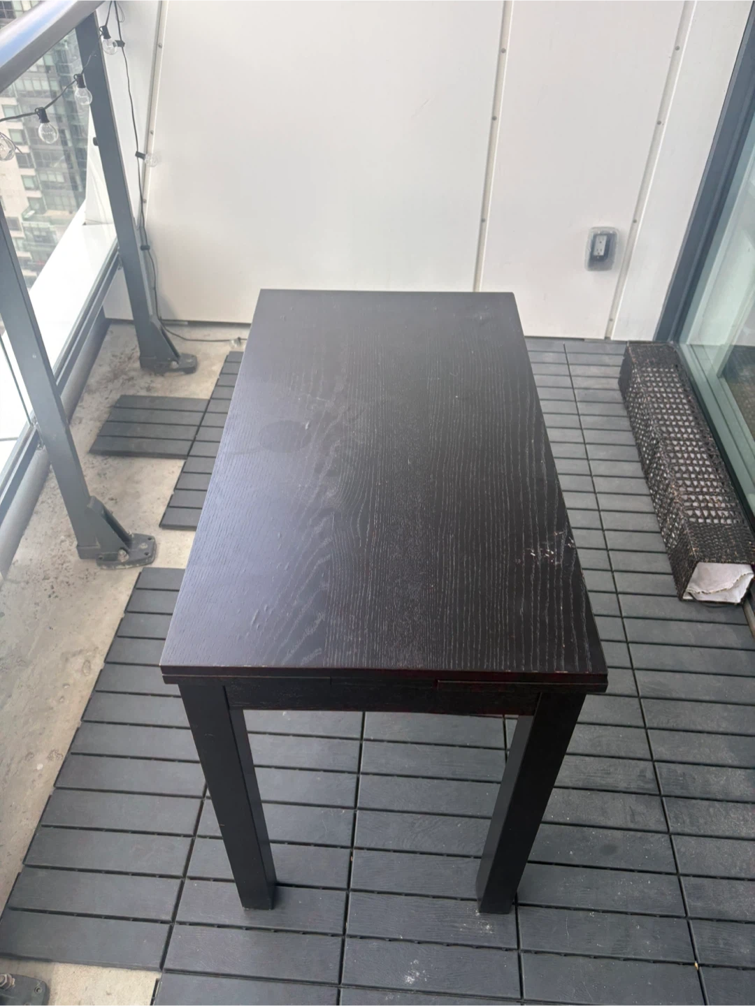 Dark Wood Dining Table