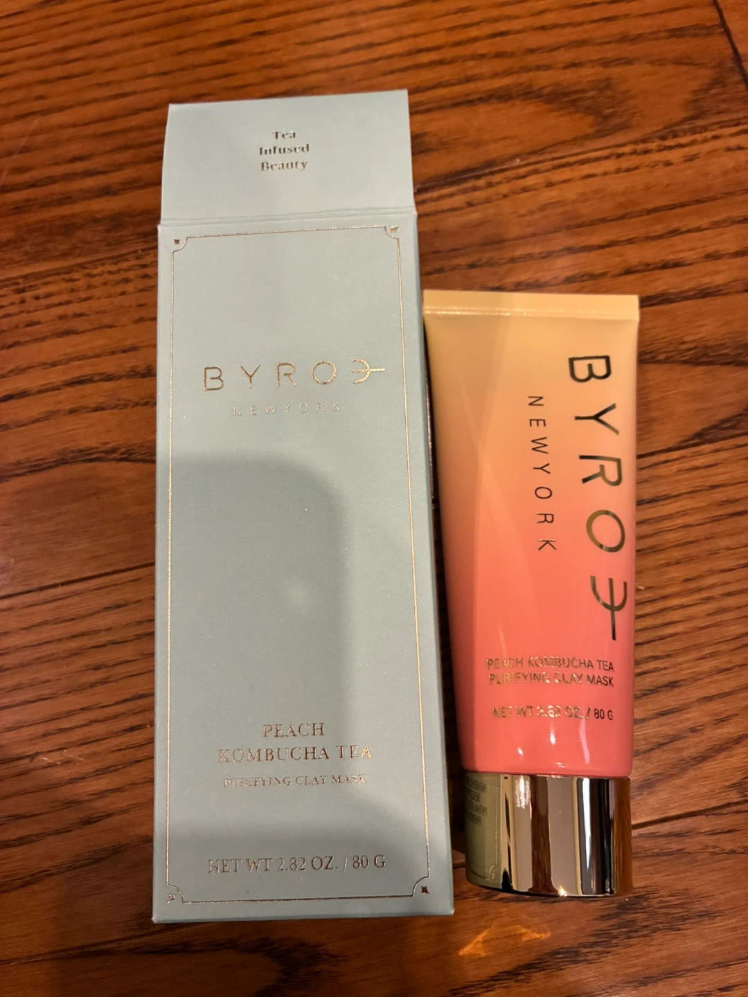 BYROE Peach Kombucha Tea Purifying Clay Mask 2.82 oz / 80 g
