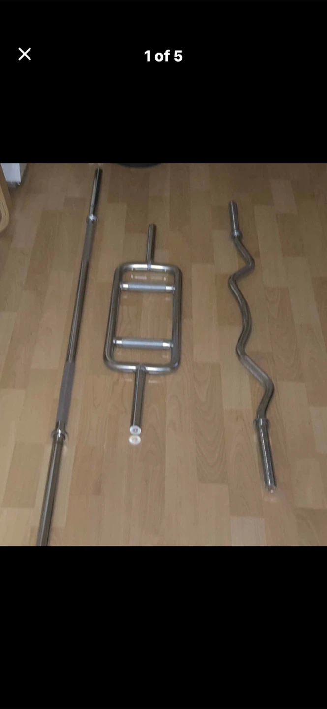 Weight Plates and Barbell Set 180 pounds - photo 4