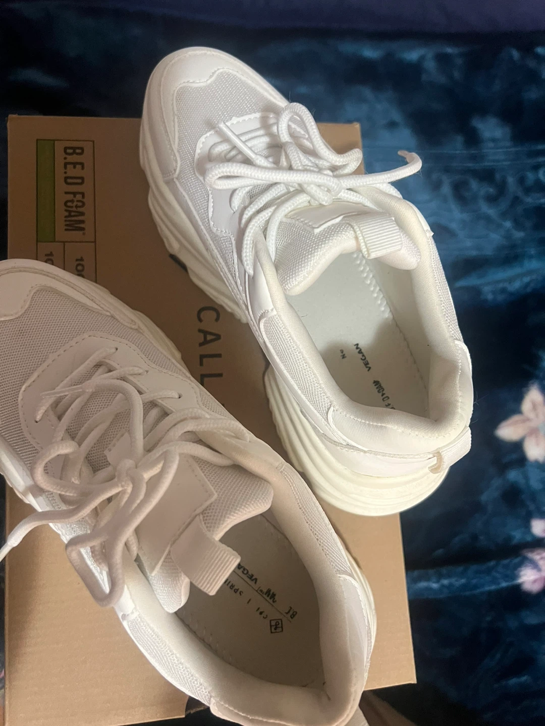 Refresh Women's White Chunky Sneakers Size 6.5 - photo 3