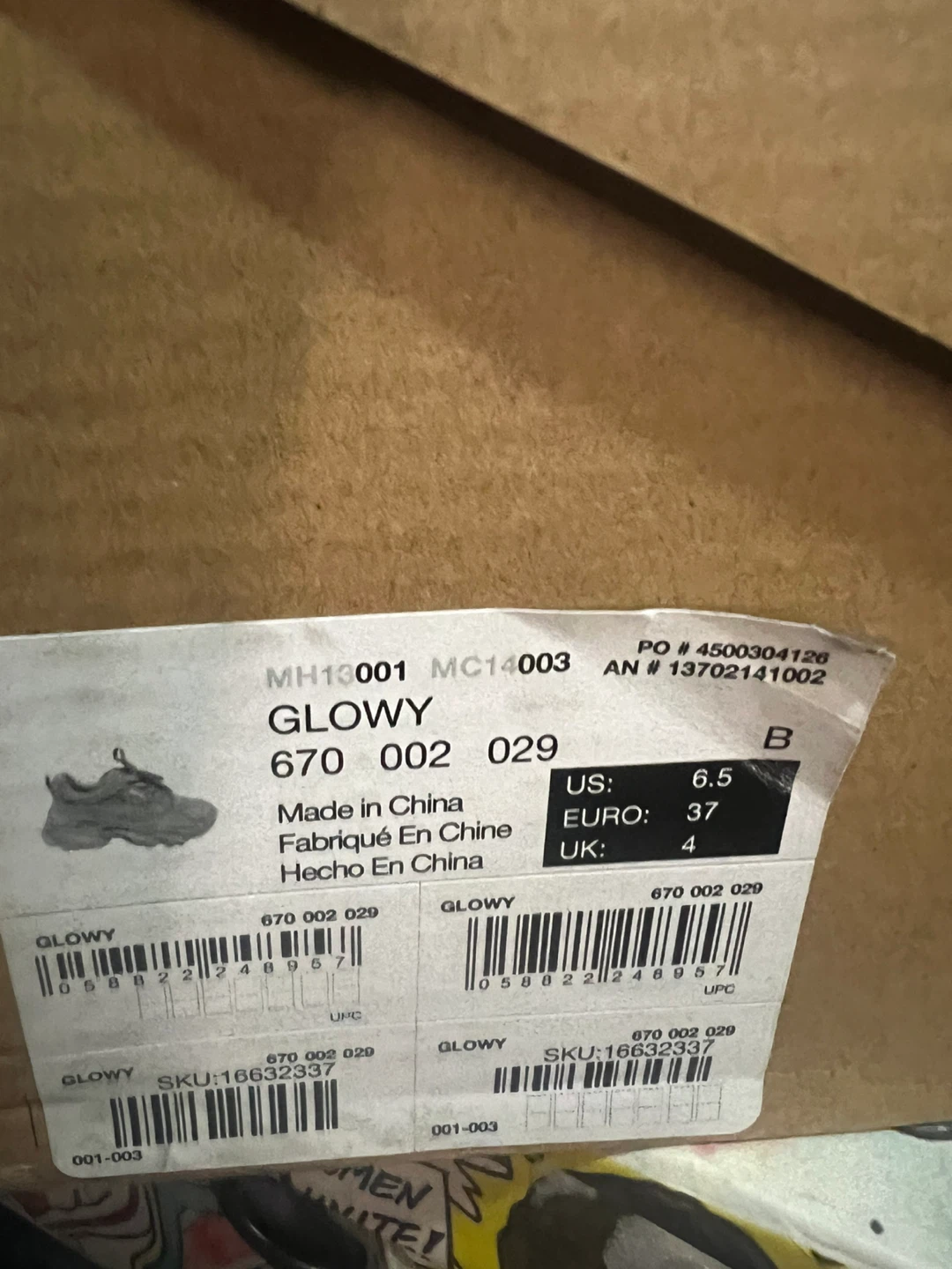GLOWY Pink Chunky Sneakers - Size 6.5 - photo 4