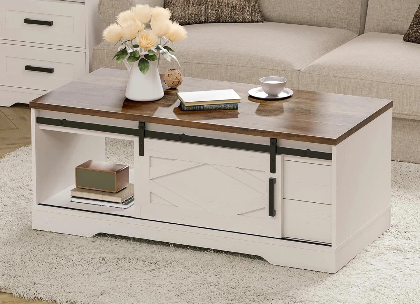 Coffee Table with Storage - photo 5