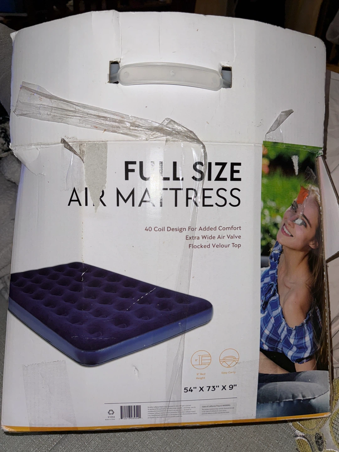 UniqueWare Full Size Air Mattress with Pump and Repair Kit - photo 5
