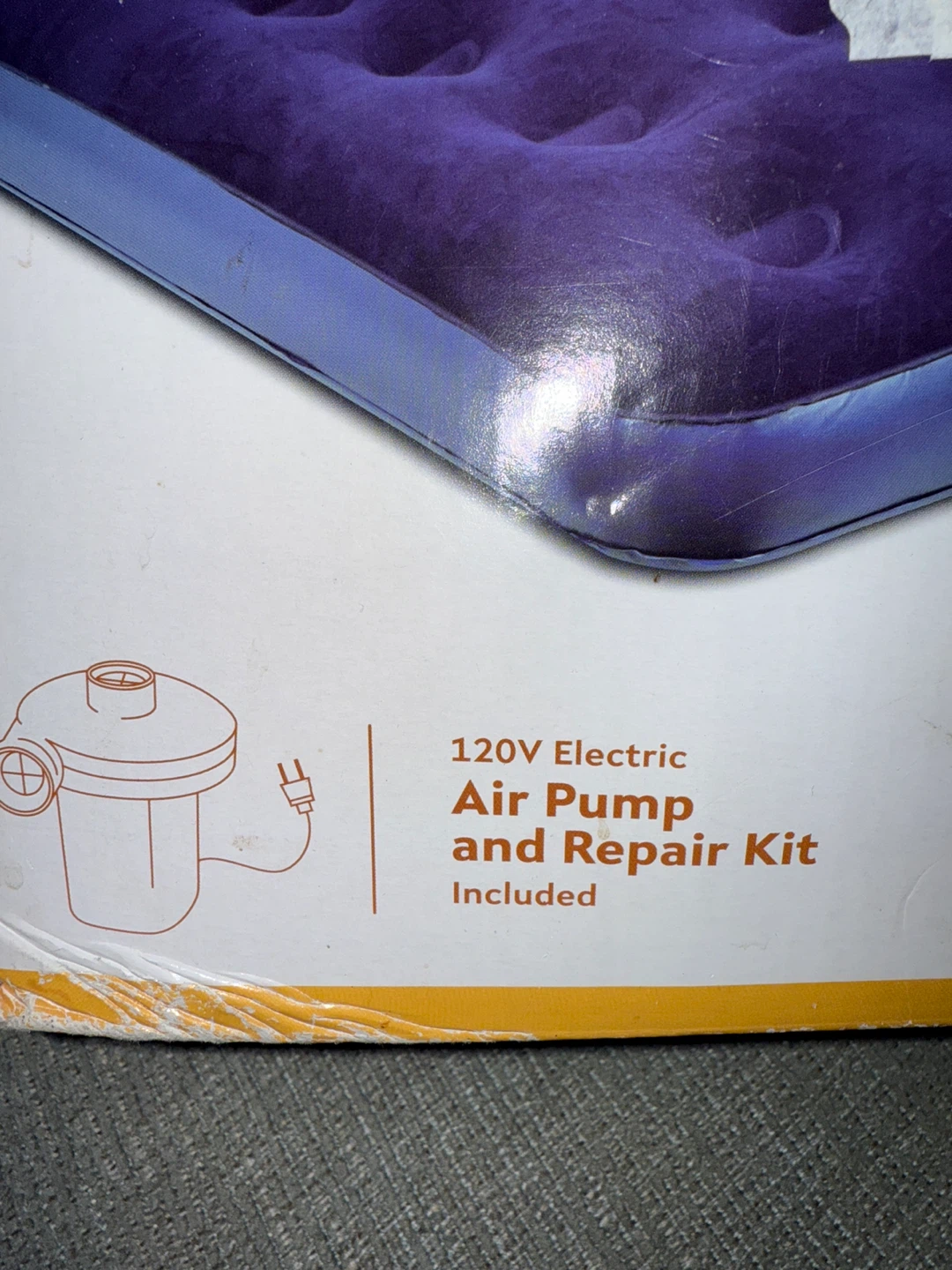 UniqueWare Full Size Air Mattress with Pump and Repair Kit - photo 2