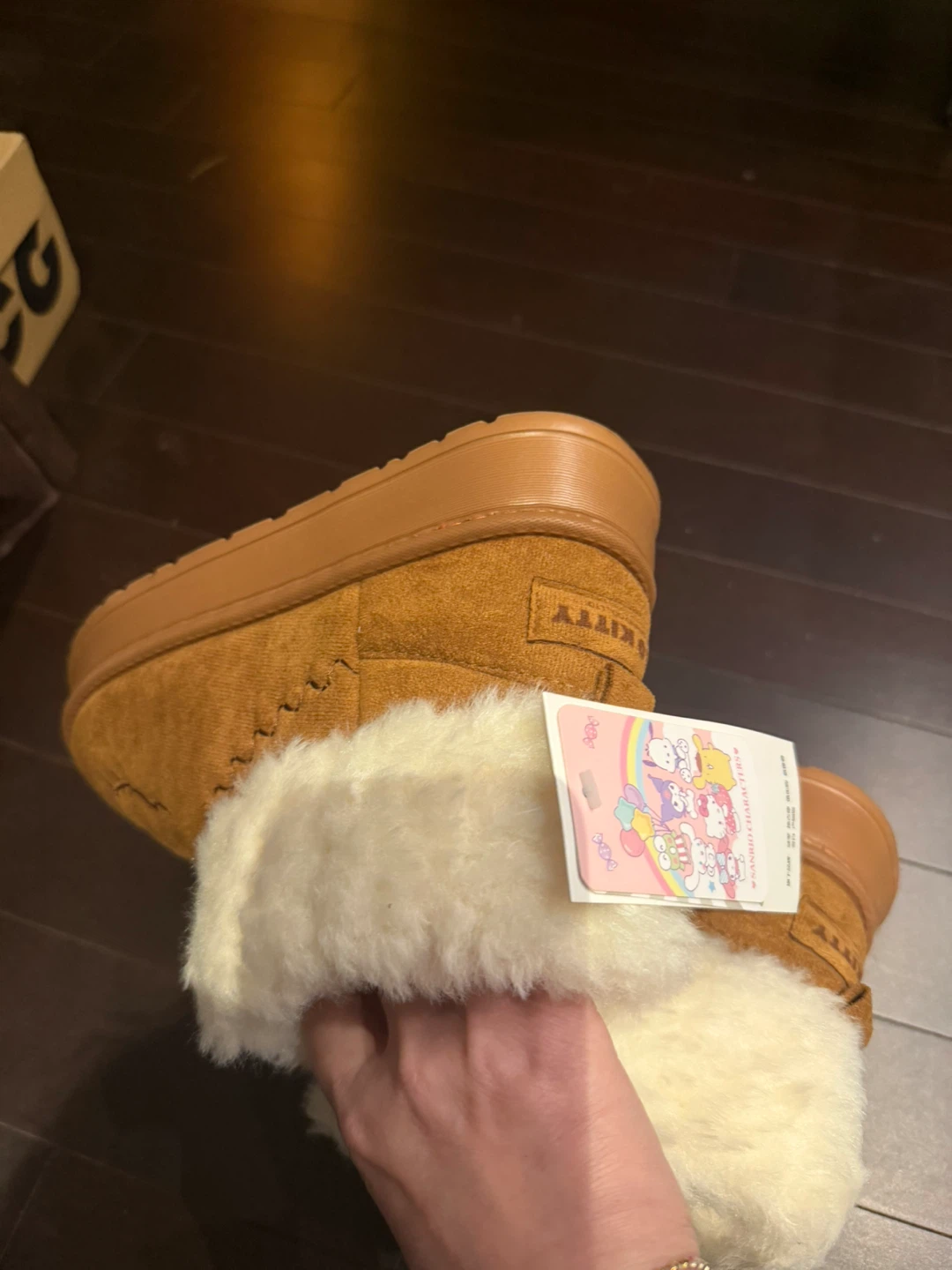 Sanrio Characters Hello Kitty Slippers - Brown - photo 4