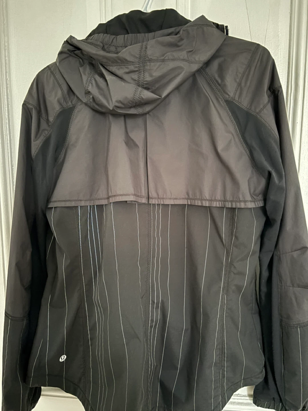Lululemon Black Running Jacket  with Stripes - photo 2