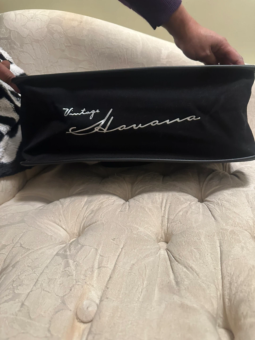 Black Tote Bag with Studded Star