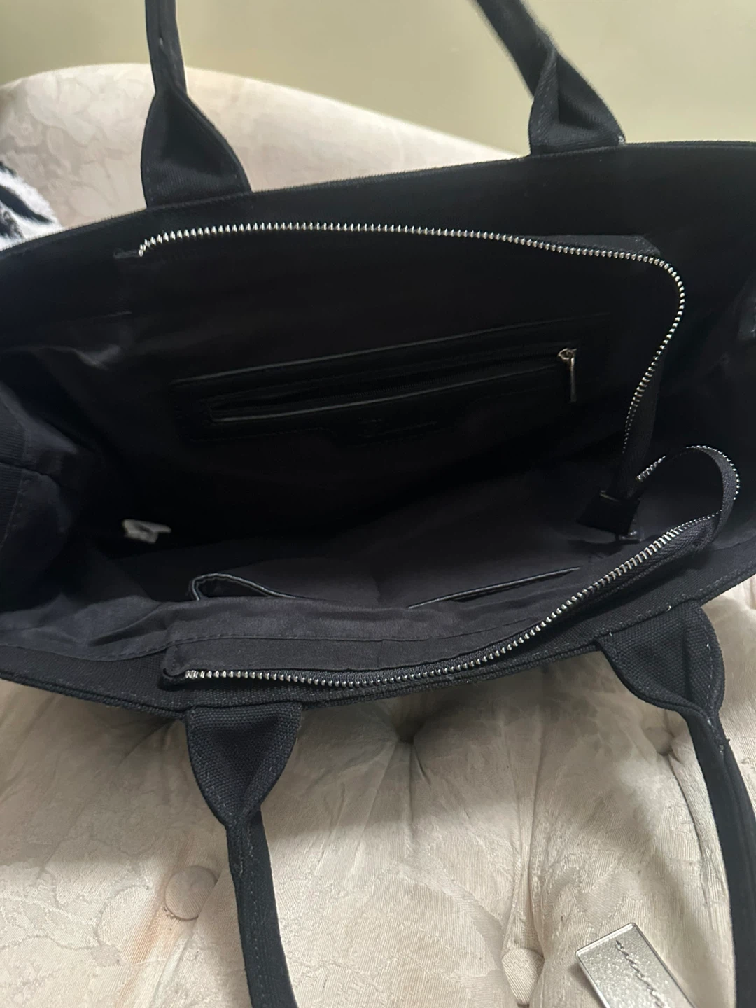 Black Tote Bag with Studded Star - photo 2