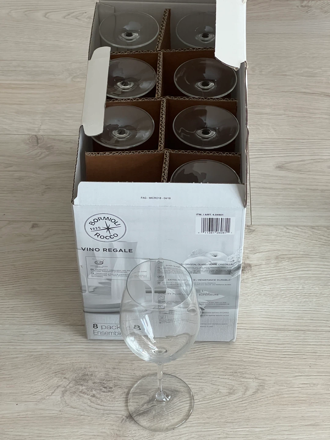 Bormioli Rocco Vino Regale Wine Glasses - 8 Pack - photo 4