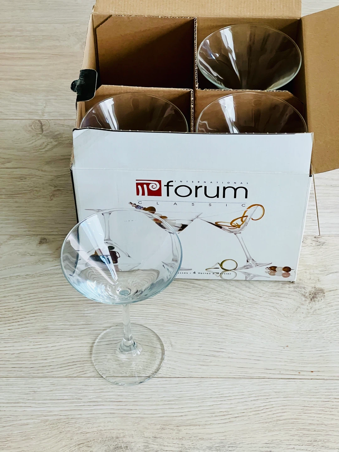 Forum Classic Martini Glasses Set of 4