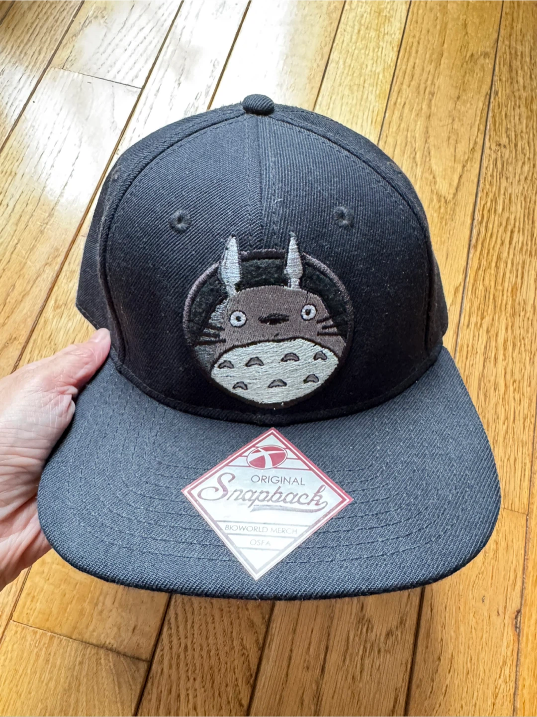 Totoro Embroidered Snapback Hat - photo 2