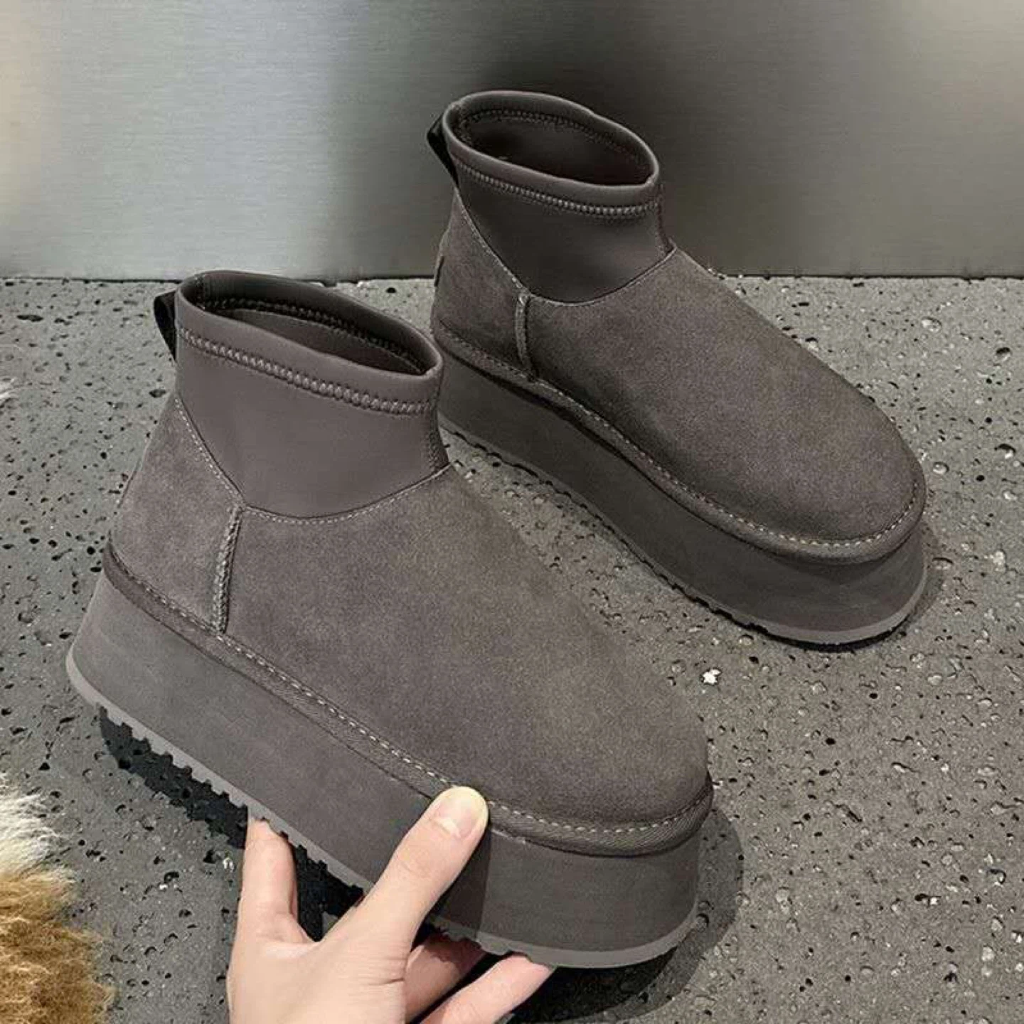 Mini Platform Boots